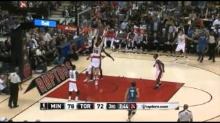 Ronny Turiaf's 9 points & 3 blocks vs Raptors - Preseason