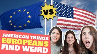 Friends Reaction to American Things Europeans Find Weird!! 🇺🇸🤔 SUBTITLES