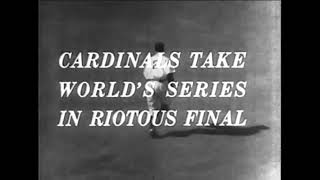 1934 World Series - St Louis Cardinal w/Dizzy Dean vs Detroit Tigers