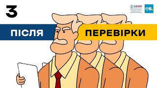 Що робити після перевірки?