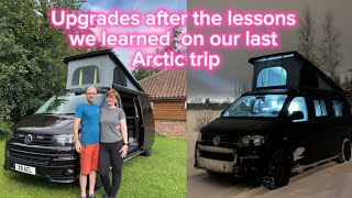 Campervan upgrades for our next Arctic Adventure