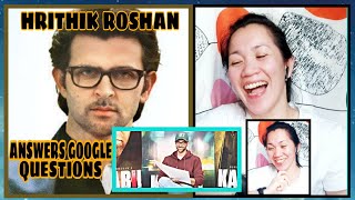 HRITHIK ROSHAN ANSWERS THE WEB'S MOST SEARCHED QUESTIONS || Bollywood Life || Reaction