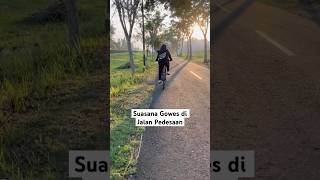 Gowes syahdu di pedesaan #gowes #pedesaan #mtb #olahragapagi #jalandidesa #sejuk