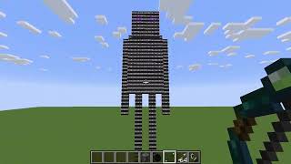 TNT enderman experiment in Minecraft