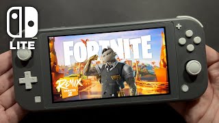 Fortnite CHAPTER 2 REMIX on Nintendo Switch Lite #711