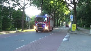 Brandweer Ede HV 07-2771 met spoed onderweg naar ongeval A12