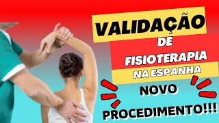 Validação do diploma de fisioterapia: Novo Procedimento RD 889/2022