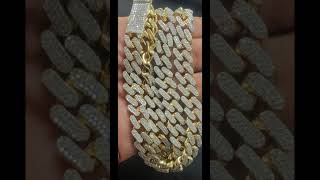 Hip Hop Diamond Cuban Link Iced Out Chains | Diamond Chain | Hip Hop Jewelry | Jewels Queen