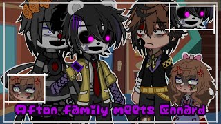 🥀~ Afton Family Meets Ennard ~🥀 FNAF|| Gacha club