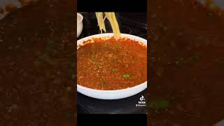 Easy spaghetti and meat sauce recipe #eatsomethingthatmakesyouhappy #spaghettirecipes #bolognese ￼