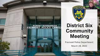 District 6 Community Meeting