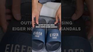 ￼EIGER NORTE SLIDER SANDALS #shorts #viral #eigeradventure