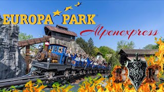 Europa Park: (New 2024) Alpenexpress Enzian - OnOffride [4K]