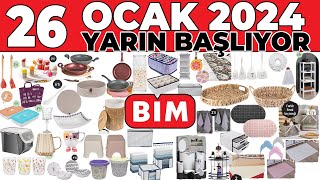 BU HAFTA CUMA BİM'DE✅BİM 26 OCAK 2024  | BİM AKTÜEL HURÇ & ORGANİZER ÇEŞİTLERİ | BİM BANYO GEREÇLERİ