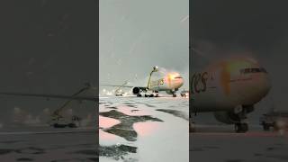 Deicing and Anti Icing Safety Procedure #shorts