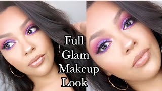 FULL GLAM MAKEUP LOOK + Bh cosmetic take me to Brazil palette