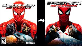 Сделал РЕМЕЙК постера SPIDER-MAN WEB OF SHADOWS #shorts