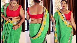 Latest trenDing gujrati style saree draping tutorials | gujrati saree wearing | saree draping