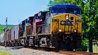 CSX 16 with a Nice K5H Leads CSX B211, I129 at Speed - 05-10-24