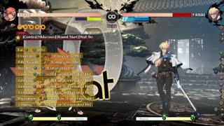 Guilty Gear -Strive- Baiken wall break combo from midscreen counter 02