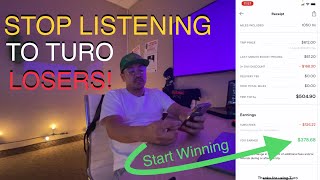 TURO GURUS ARE LOSERS! (WARNING:MOST DON'T REALY DO TURO) "My Turo Car Rental Business in Las Vegas"