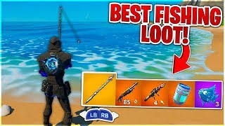 How To Get INSANE LOOT From FISHING in Fortnite Chapter 2! (Fishing in Fortnite)