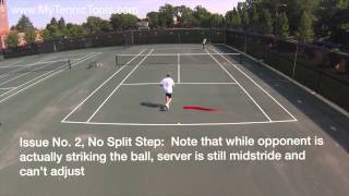 Serve and Volley Footwork - Two Common Mistakes