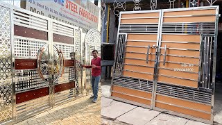 Top Modern Steel Main Gate Design|| Modern Grill Gate | House Main Gate | Cnc Steel Gate Ideas 2024