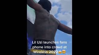 Lil Uzi fan injured after throwing phone into crowd