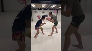 Arm drag snap down submission wrestling