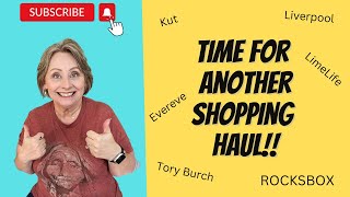 It's time for a SHOPPING HAUL & Try On | Tory Burch, Liverpool, Kut, ROCKSBOX, Evereve, LimeLife