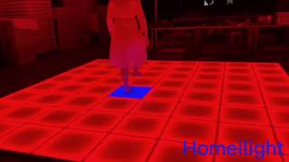 RGB 感应跳舞地板砖…… 4*4M RGB Interactive dance floor -GUANGZHOU HOMEILIGHT MANUFACTURER