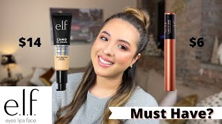 NEW ELF CAMO CC CREAM & NEW MASCARA | [REVIEW & DEMO] ARE THESE MUST HAVES?