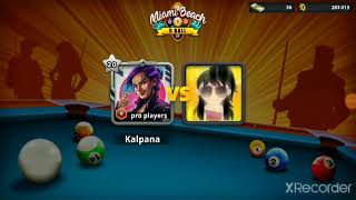 playing 8ballpool (max level) poolpass part-1