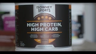 IsoWhey Sports High Protein High Carb - Protein Powder Review.