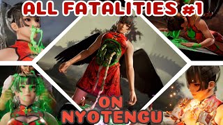 All Animalities performed on Nyotengu Mod - Mortal Kombat 1