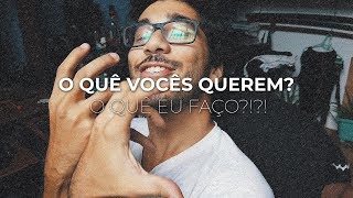 VOLTEI A GRAVAR E SAIU O RESULTADO DA PESQUISA DE CONTEÚDO DO CANAL - #VLOG 107