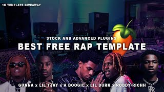 BEST FREE RAP VOCAL TEMPLATE! | How To Sound Like LIL TJAY, GUNNA, LIL DURK & RODDY RICHH | FL20