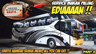 SERVICE MAKAN PALING BEDA & ISTIMEWA !! Trip Handoyo Super Eksekutif Malang-Jakarta [Part 2]