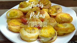 Bingung mau masak apa? Cobain nih TUMIS PEDAS TELUR REBUS