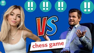 Historic chess set game 35, Magnus Carlsen vs Anna Cramling