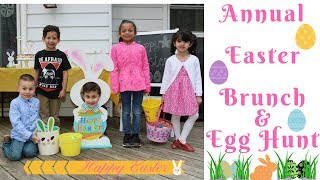 Vlog|My Annual Family Easter Brunch & Easter Egg hunt 2018| E D I T H