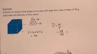 Density Mass Volume