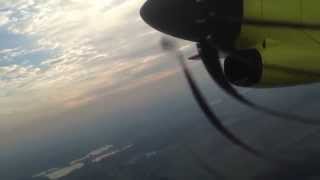 ATR 72-500 Mistral Air take off from Milano Linate