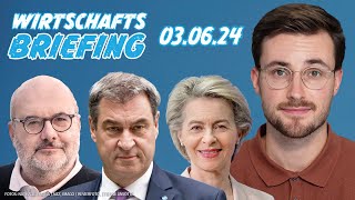 Hochwasser, Rentenpaket, Rheinmetall | WIRTSCHAFTSBRIEFING | 3. Juni 2024 mit Maurice Höfgen