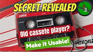 Secrets Revealed: Clever Way to Use Your Portable Cassette Player