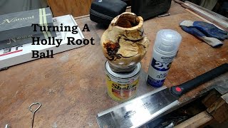 Turning a Holly Root Ball