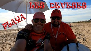 PESCA A SURFCASTING EN PLAYA LES DEVESES