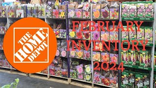 The Home Depot Spring Inventory for February 2024 [ Zone 7B Gardening Waldorf MD.]