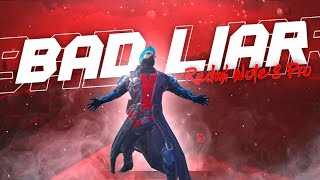 BAD LIAR | REDMI NOTE 8 PRO PUBG MONTAGE | KINGSGAMEX